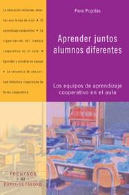 APRENDER JUNTOS ALUMNOS DIFERENTES | 9788480637008 | PUJOLAS, PERE | Galatea Llibres | Librería online de Reus, Tarragona | Comprar libros en catalán y castellano online