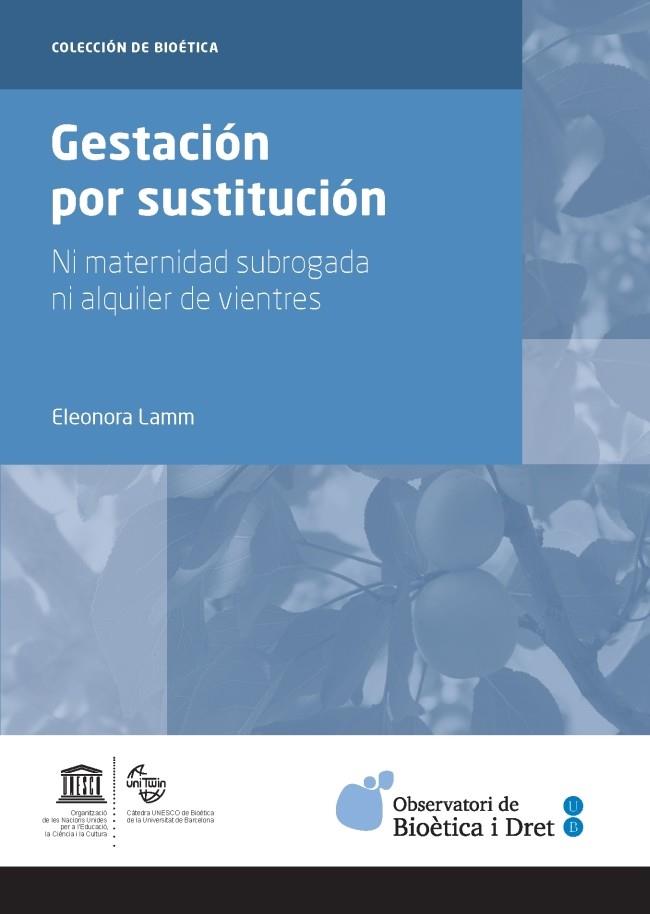 GESTACIÓN POR SUSTITUCIÓN | 9788447537570 | LAMM, ELEONORA | Galatea Llibres | Llibreria online de Reus, Tarragona | Comprar llibres en català i castellà online