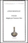 POESIA (JORGE MANRIQUE) | 9788484320487 | BELTRAN, VICENTE | Galatea Llibres | Librería online de Reus, Tarragona | Comprar libros en catalán y castellano online