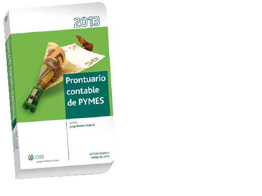 PRONTUARIO CONTABLE DE PYMES 2013 | 9788499544991 | BUIREU GUARRO, JORGE | Galatea Llibres | Llibreria online de Reus, Tarragona | Comprar llibres en català i castellà online