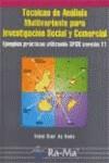 TECNICAS DE ANALISIS MULTIVARIANTE PARA INVESTIGACION | 9788478975150 | DIAZ DE RADA IGUSQUIZA, VIDAL | Galatea Llibres | Llibreria online de Reus, Tarragona | Comprar llibres en català i castellà online