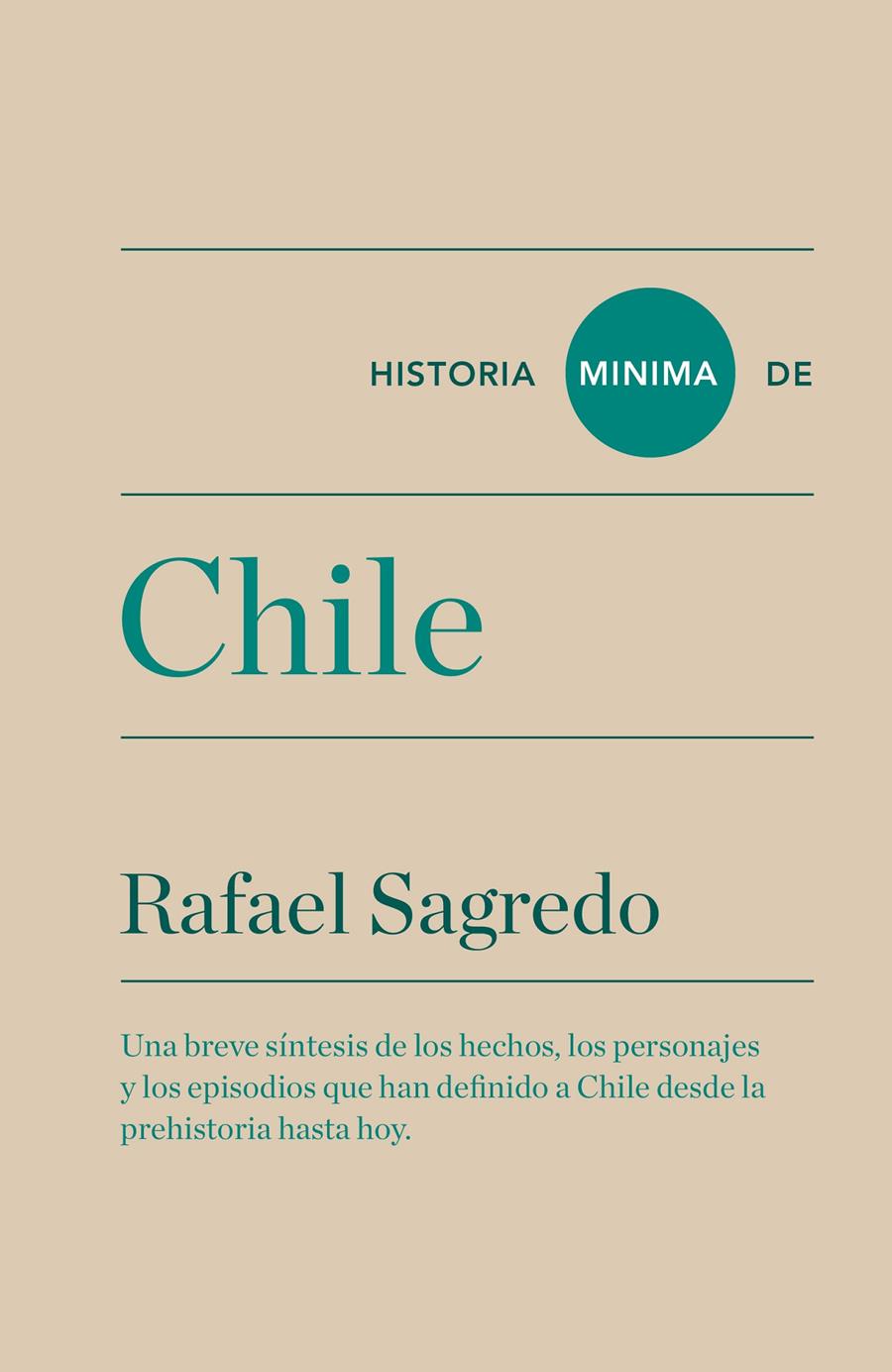 HISTORIA MÍNIMA DE CHILE | 9788415832812 | SAGREDO BAEZA, RAFAEL | Galatea Llibres | Llibreria online de Reus, Tarragona | Comprar llibres en català i castellà online