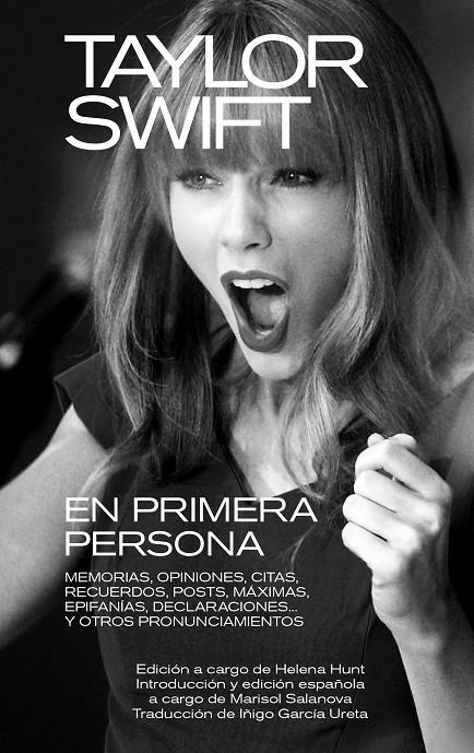 TAYLOR SWIFT: EN PRIMERA PERSONA. MEMORIAS, OPINIONES, CITAS, RECUERDOS, POSTS, | 9788418404603 | Galatea Llibres | Llibreria online de Reus, Tarragona | Comprar llibres en català i castellà online