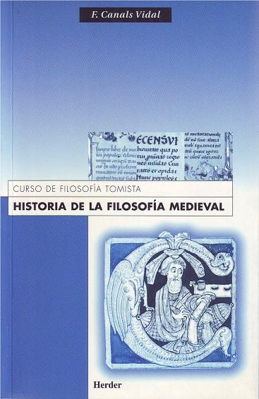 HISTORIA DE LA FILOSOFIA MEDIEVAL | 9788425410314 | CANALS VIDAL, FRANCISCO | Galatea Llibres | Librería online de Reus, Tarragona | Comprar libros en catalán y castellano online