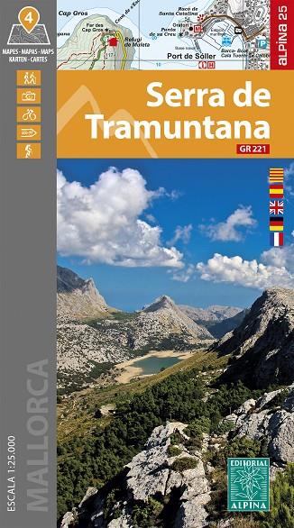 SERRA DE TRAMUNTANA MAPA  | 9788470111006 | Galatea Llibres | Llibreria online de Reus, Tarragona | Comprar llibres en català i castellà online