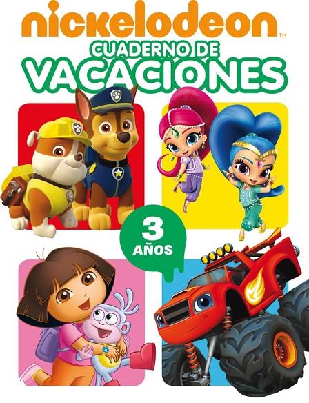 CUADERNO DE VACACIONES NICKELODEON. 3 AÑOS | 9788437201467 | Galatea Llibres | Llibreria online de Reus, Tarragona | Comprar llibres en català i castellà online