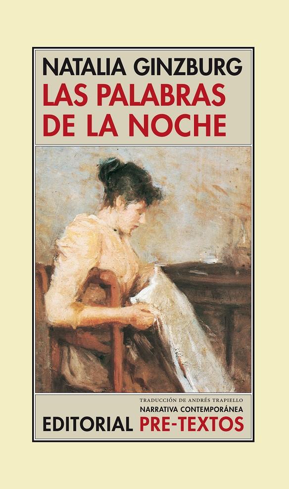 PALABRAS DE LA NOCHE, LAS | 9788481913996 | GINZBURG, NATALIA | Galatea Llibres | Llibreria online de Reus, Tarragona | Comprar llibres en català i castellà online