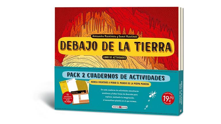 PACK DE ACTIVIDADES. DEBAJO DE LA TIERRA, DEBAJO DEL AGUA | 9788410260153 | MIZIELINSKA, ALEKSANDRA/MIZIELINSKI, DANIEL | Galatea Llibres | Llibreria online de Reus, Tarragona | Comprar llibres en català i castellà online