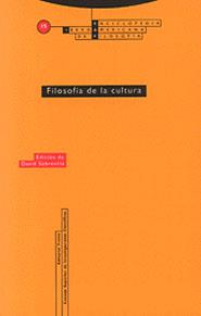 FILOSOFIA DE LA CULTURA | 9788481641943 | Galatea Llibres | Librería online de Reus, Tarragona | Comprar libros en catalán y castellano online