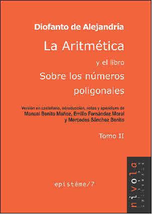 ARITMETICA Y EL LIBRO SOBRE LOS NUMEROS POLIGONALES T.2 | 9788496566743 | DE ALEJANDRIA, DIOFANTO | Galatea Llibres | Librería online de Reus, Tarragona | Comprar libros en catalán y castellano online