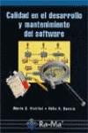 CALIDAD EN EL DESARROLLO Y MANTENIMIENTO DEL SOFTWARE | 9788478975440 | PIATTINI, MARIO G. | Galatea Llibres | Llibreria online de Reus, Tarragona | Comprar llibres en català i castellà online