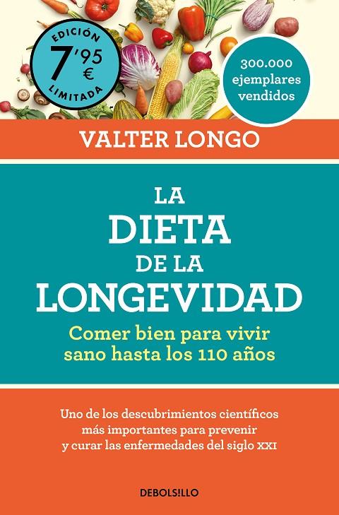 LA DIETA DE LA LONGEVIDAD | 9788466371629 | LONGO, VALTER | Galatea Llibres | Llibreria online de Reus, Tarragona | Comprar llibres en català i castellà online