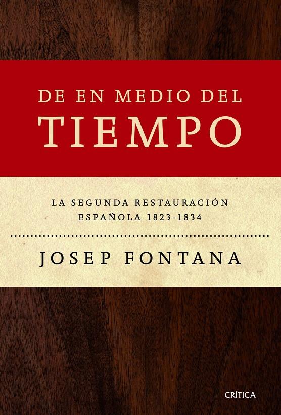 DE EN MEDIO DEL TIEMPO | 9788498925548 | FONTANA LÁZARO, JOSEP | Galatea Llibres | Llibreria online de Reus, Tarragona | Comprar llibres en català i castellà online