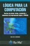 LOGICA PARA LA COMPUTACION | 9788478979387 | LEDESMA, LUIS DE | Galatea Llibres | Llibreria online de Reus, Tarragona | Comprar llibres en català i castellà online