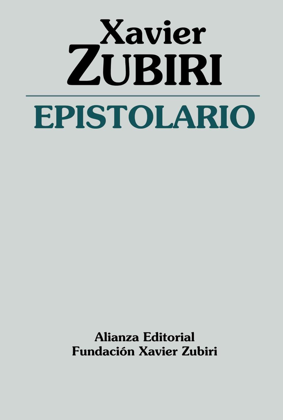 EPISTOLARIO | 9788411488068 | ZUBIRI, XAVIER | Galatea Llibres | Llibreria online de Reus, Tarragona | Comprar llibres en català i castellà online