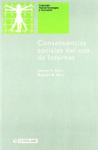 CONSECUENCIAS SOCIALES DEL USO DE INTERNET | 9788497881722 | KATZ, JAMES E. | Galatea Llibres | Llibreria online de Reus, Tarragona | Comprar llibres en català i castellà online