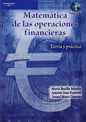 MATEMATICA DE LAS OPERACIONES FINANCIERAS : TEORIA Y PRACTIC | 9788497323734 | IVARS ESCORTELL, ANTONIA | Galatea Llibres | Llibreria online de Reus, Tarragona | Comprar llibres en català i castellà online