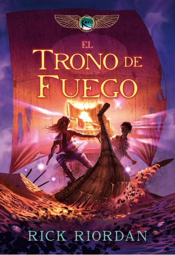 EL TRONO DE FUEGO (LAS CRÓNICAS DE LOS KANE, 2) | 9788484418771 | RIORDAN, RICK | Galatea Llibres | Librería online de Reus, Tarragona | Comprar libros en catalán y castellano online