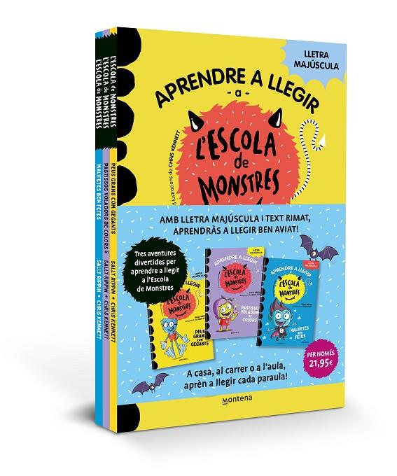 APRENDRE A LLEGIR A L'ESCOLA DE MONSTRES - PACK AMB ELS LLIBRES 4, 5 I 6 | 9788410298675 | RIPPIN, SALLY | Galatea Llibres | Librería online de Reus, Tarragona | Comprar libros en catalán y castellano online