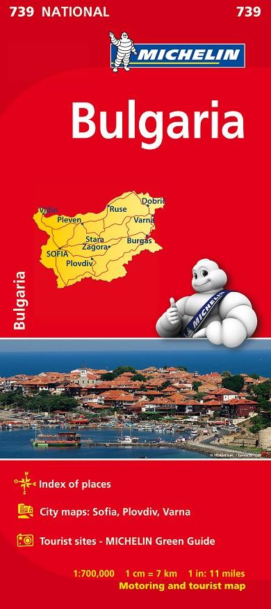 MAPA BULGARIA 2019 | 9782067174078 | Galatea Llibres | Llibreria online de Reus, Tarragona | Comprar llibres en català i castellà online