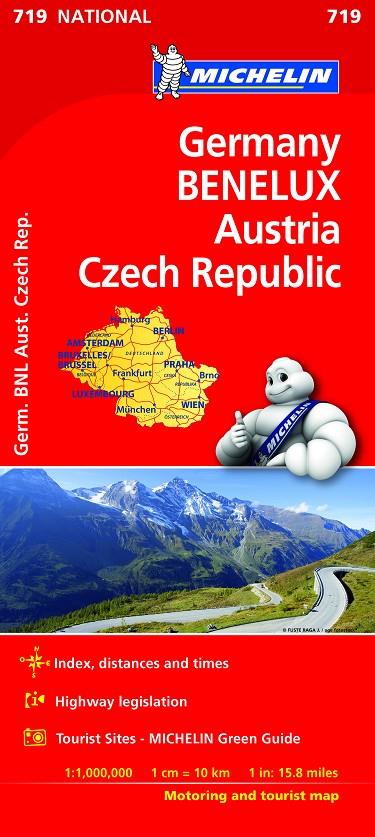 MAPA ALEMANIA BENELUX AUSTRIA REP. CHECA 2019 | 9782067219854 | Galatea Llibres | Llibreria online de Reus, Tarragona | Comprar llibres en català i castellà online