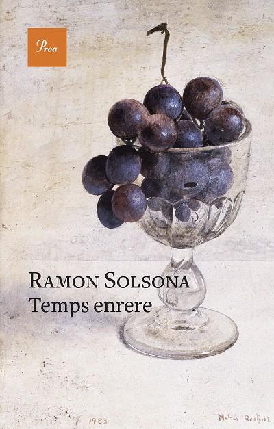 TEMPS ENRERE | 9788475889634 | SOLSONA, RAMON | Galatea Llibres | Librería online de Reus, Tarragona | Comprar libros en catalán y castellano online