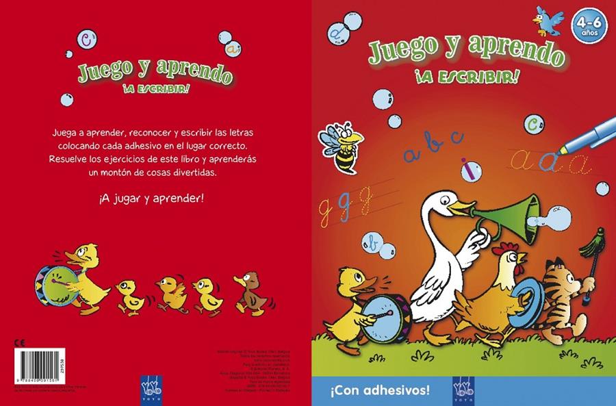 A ESCRIBIR! JUEGO Y APRENDO | 9788408091561 | YOYO | Galatea Llibres | Llibreria online de Reus, Tarragona | Comprar llibres en català i castellà online