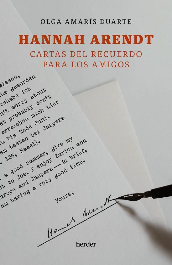 HANNAH ARENDT. CARTAS DEL RECUERDO PARA LOS AMIGOS | 9788425451294 | AMARÍS DUARTE, OLGA | Galatea Llibres | Llibreria online de Reus, Tarragona | Comprar llibres en català i castellà online