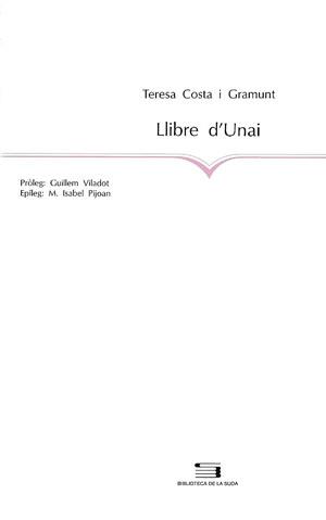 LLIBRE D'UNAI | 9788479352332 | COSTA I GRAMUNT,TERESA | Galatea Llibres | Llibreria online de Reus, Tarragona | Comprar llibres en català i castellà online