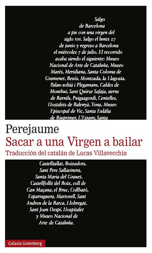 SACAR A UNA VIRGEN A BAILAR | 9788417971755 | PEREJAUME | Galatea Llibres | Librería online de Reus, Tarragona | Comprar libros en catalán y castellano online