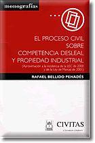 PROCESO CIVIL SOBRE COMPETENCIA DESLEAL Y PRO. INDUSTRIAL | 9788447018000 | BELLIDO PENADES, RAFAEL | Galatea Llibres | Librería online de Reus, Tarragona | Comprar libros en catalán y castellano online