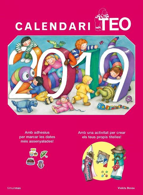 CALENDARI TEO 2019 | 9788491375319 | DENOU, VIOLETA | Galatea Llibres | Librería online de Reus, Tarragona | Comprar libros en catalán y castellano online