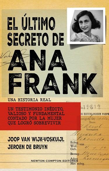 EL ÚLTIMO SECRETO DE ANA FRANK | 9788419620750 | VAN WIJK-VOSKUIJL, JOOP | Galatea Llibres | Llibreria online de Reus, Tarragona | Comprar llibres en català i castellà online