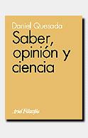 SABER, OPINION Y CIENCIA | 9788434487468 | QUESADA, DANIEL | Galatea Llibres | Librería online de Reus, Tarragona | Comprar libros en catalán y castellano online