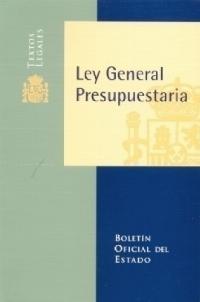 LEY GENERAL PRESUPUESTARIA | 9788434013469 | AAVV | Galatea Llibres | Llibreria online de Reus, Tarragona | Comprar llibres en català i castellà online