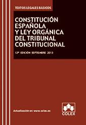 CONSTITUCION ESPAÑOLA Y LEY ORGÁNICA DEL TRIBUNAL CONSTITUCIONAL (SEPTIEMBRE 2013) | 9788483423776 | Galatea Llibres | Llibreria online de Reus, Tarragona | Comprar llibres en català i castellà online