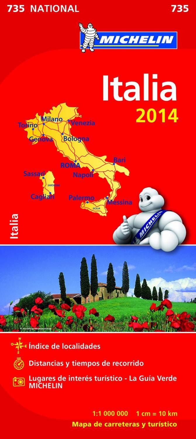 ITALIA MAPA 1: 1.000 000 MICHELIN 2014 | 9782067191532 | VARIOS AUTORES | Galatea Llibres | Llibreria online de Reus, Tarragona | Comprar llibres en català i castellà online