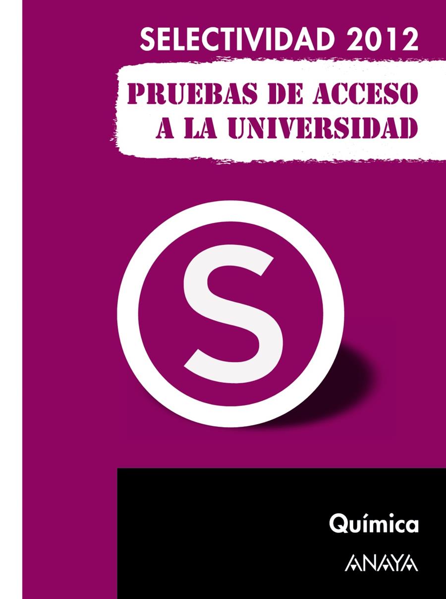 QUÍMICA SELECTIVIDAD 2012 | 9788467835717 | ZUBIAURRE CORTÉS, SABINO/ARSUAGA FERRERAS, JESÚS | Galatea Llibres | Llibreria online de Reus, Tarragona | Comprar llibres en català i castellà online