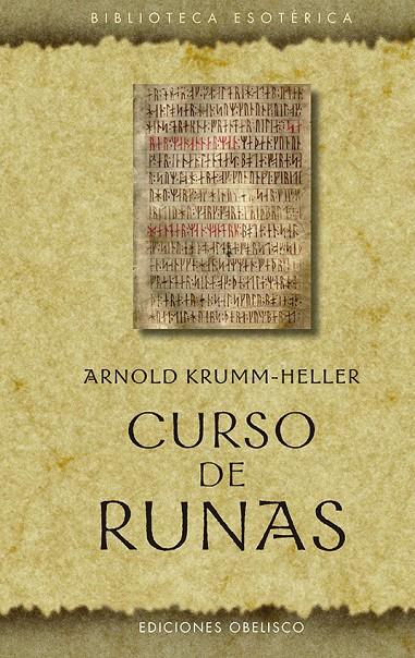 CURSO DE RUNAS | 9788491117698 | KRUMM-HELLER, ARNOLD | Galatea Llibres | Llibreria online de Reus, Tarragona | Comprar llibres en català i castellà online