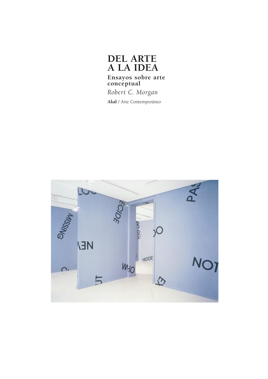 DEL ARTE A LA IDEA | 9788446011644 | MORGAN, ROBERT C. | Galatea Llibres | Librería online de Reus, Tarragona | Comprar libros en catalán y castellano online