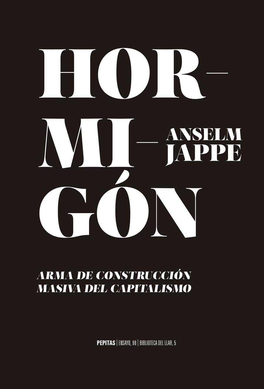 HORMIGÓN | 9788417386702 | JAPPE, ANSELM | Galatea Llibres | Llibreria online de Reus, Tarragona | Comprar llibres en català i castellà online