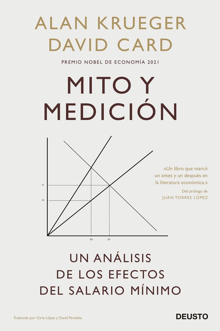 MITO Y MEDICIÓN | 9788423434039 | CARD Y ALAN KRUEGER, DAVID | Galatea Llibres | Llibreria online de Reus, Tarragona | Comprar llibres en català i castellà online