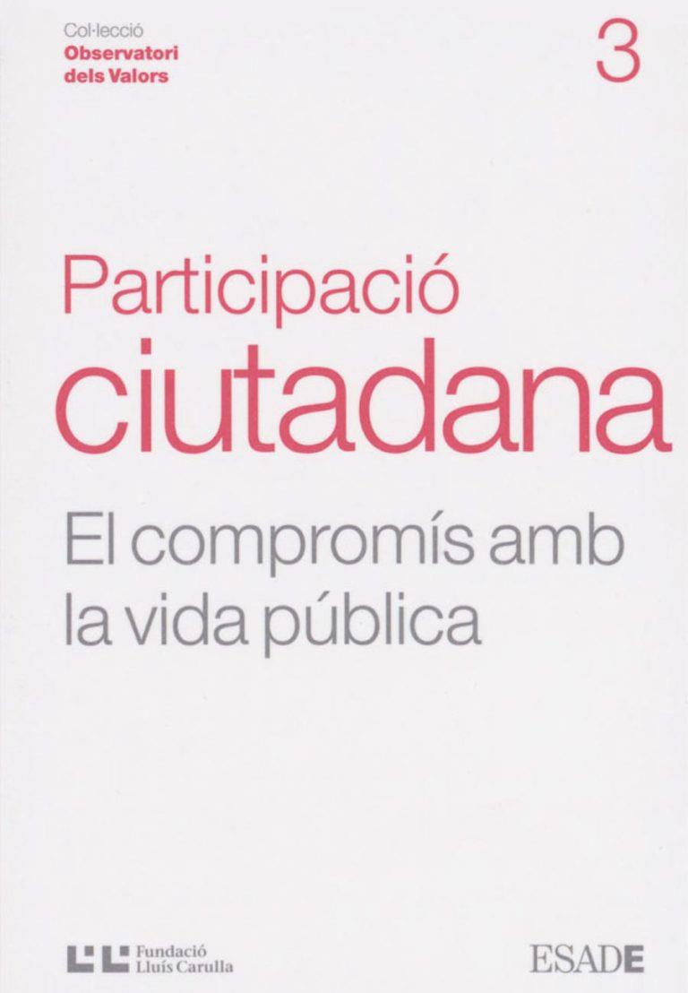 PARTICIPACIO CIUTADANA | 9788472267275 | Galatea Llibres | Llibreria online de Reus, Tarragona | Comprar llibres en català i castellà online