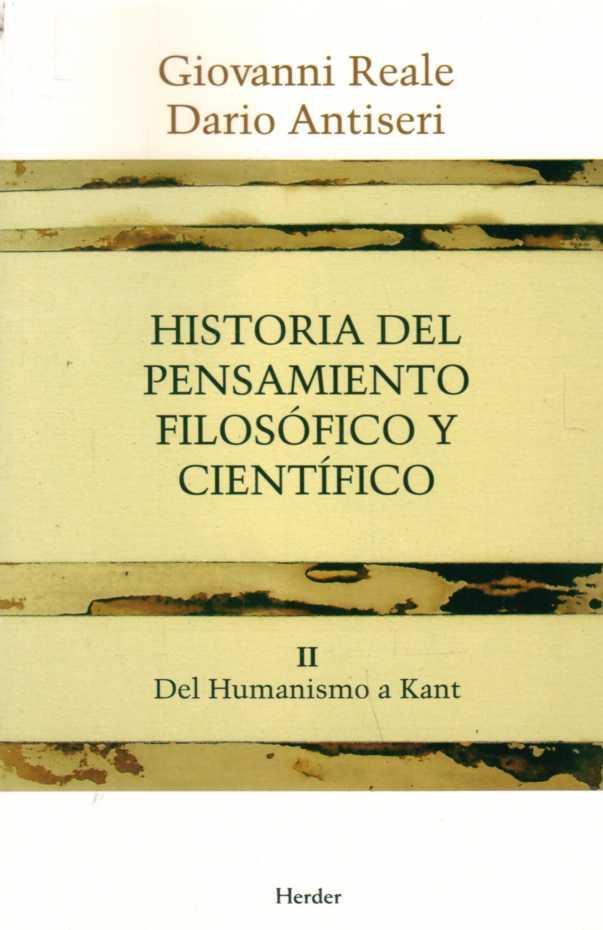 HISTORIA DEL PENSAMIENTO FILOSOFICO Y CIENTIFICO V.2 | 9788425415890 | ANTISERI, DARIO | Galatea Llibres | Llibreria online de Reus, Tarragona | Comprar llibres en català i castellà online