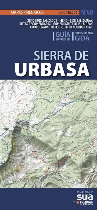 SIERRA DE URBASA MAPA | 9788482168135 | ANGULO DORD, MIGUEL | Galatea Llibres | Llibreria online de Reus, Tarragona | Comprar llibres en català i castellà online