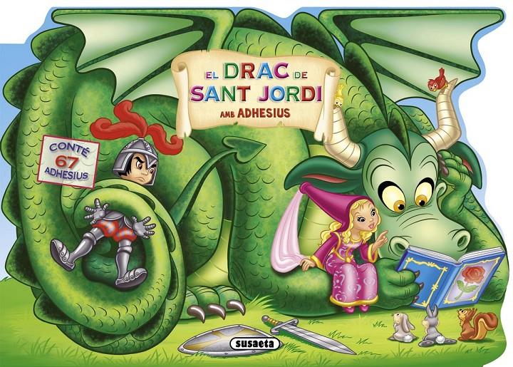 EL DRAC DE SANT JORDI AMB ADHESIUS | 9788467737424 | Galatea Llibres | Llibreria online de Reus, Tarragona | Comprar llibres en català i castellà online