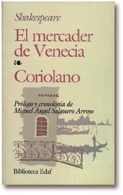 EL MERCADER DE VENECIA. CORIOLANO | 9788476406557 | SHAKESPEARE, WILLIAM | Galatea Llibres | Llibreria online de Reus, Tarragona | Comprar llibres en català i castellà online