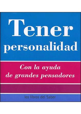 TENER PERSONALIDAD | 9788496194205 | VARIOS AUTORES | Galatea Llibres | Llibreria online de Reus, Tarragona | Comprar llibres en català i castellà online