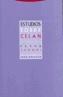 ESTUDIOS SOBRE CELAN | 9788481646771 | SZONDI, PETER | Galatea Llibres | Librería online de Reus, Tarragona | Comprar libros en catalán y castellano online