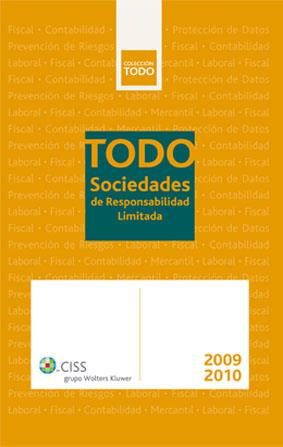 TODO SOCIEDADES DE RESPONSABILIDAD LIMITADA 2009-2 | 9788482358901 | VV AA | Galatea Llibres | Llibreria online de Reus, Tarragona | Comprar llibres en català i castellà online